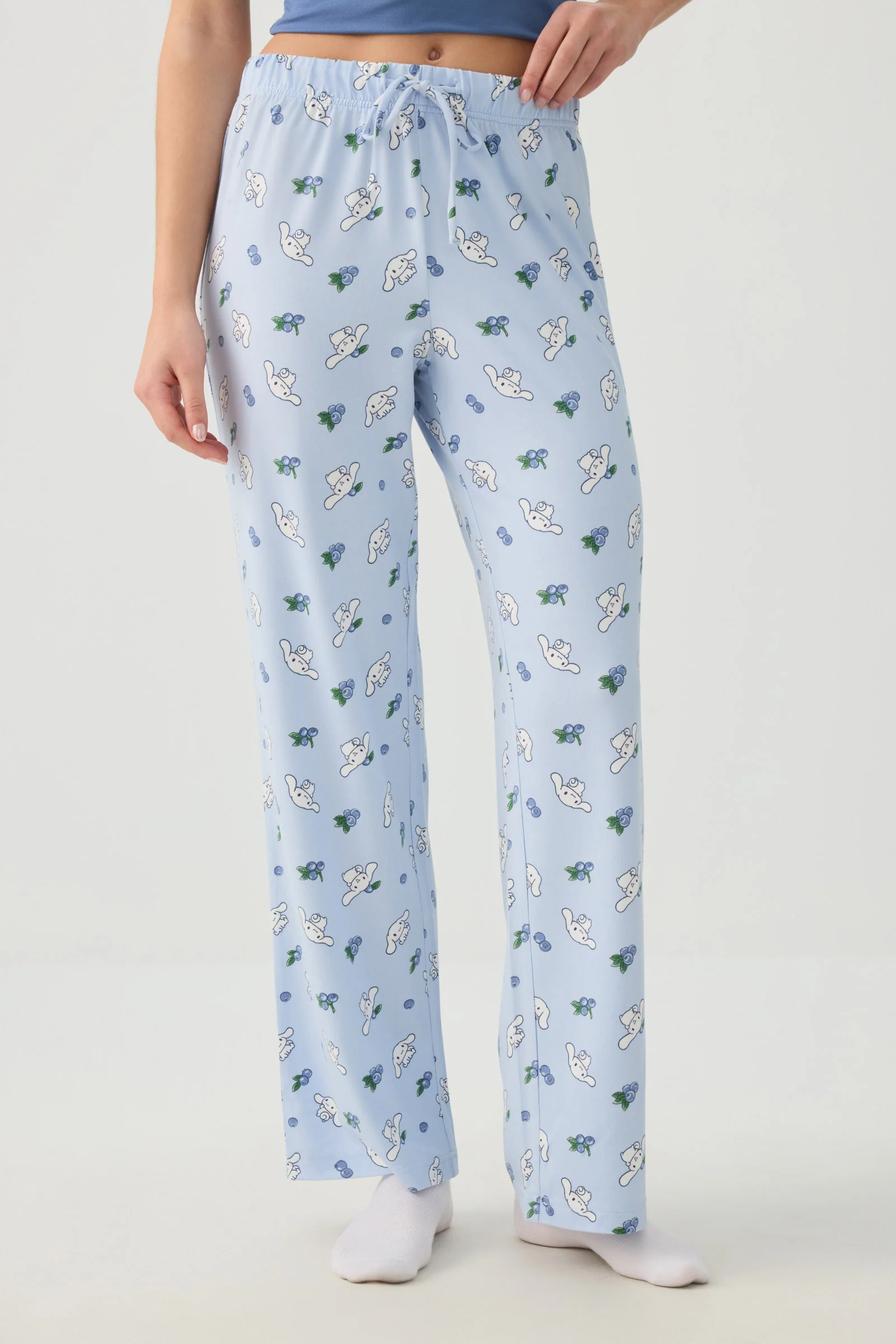 Printed Straight Leg PJ Pants - Image 3